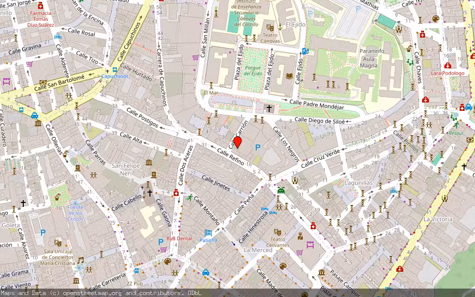 Mapa de Subasta Inmueble (Vivienda) en Alcaucín, Málaga