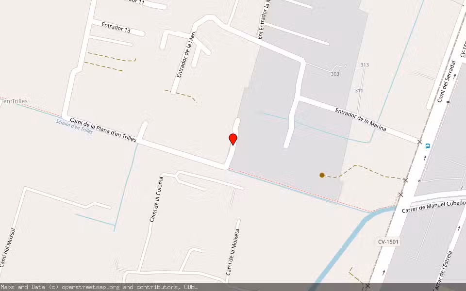Mapa de Subasta Inmueble (Finca rústica) en Castellón De La Plana ( Grao ), Castellón/Castelló