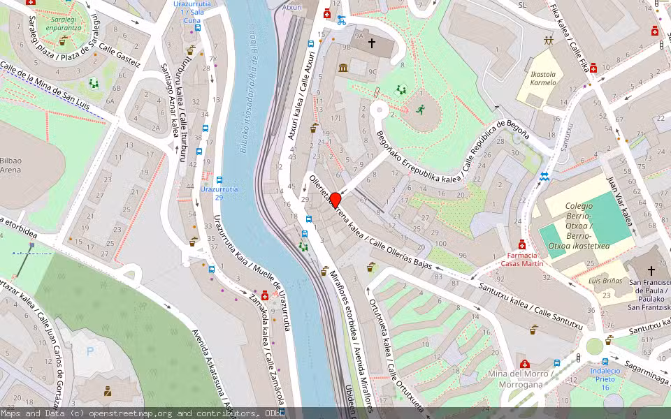 Mapa de Subasta Inmueble (Vivienda) en Bilbao, Bizkaia