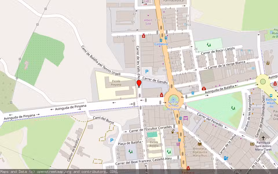 Mapa de Subasta Inmueble (Local comercial) en Lleida