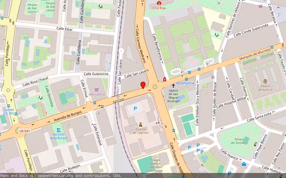 Mapa de Subasta Inmueble (Vivienda) en Logroño, La Rioja