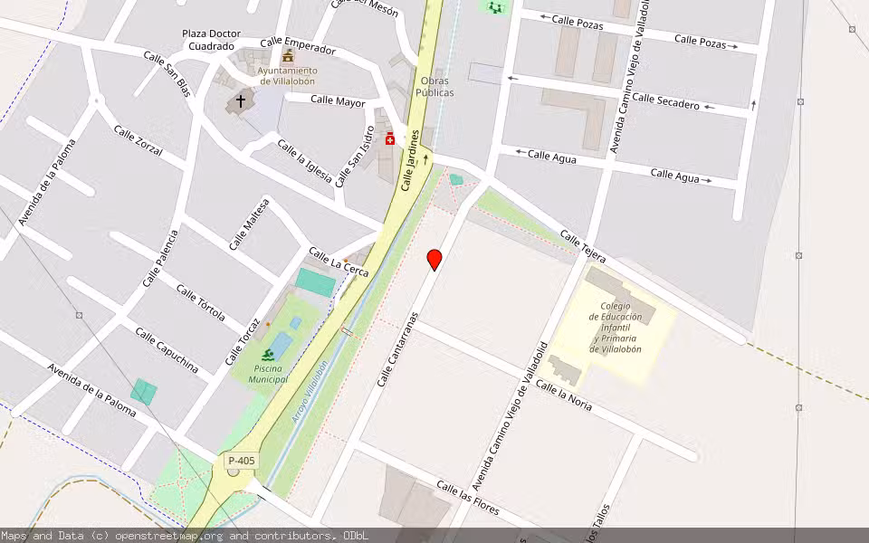 Mapa de Subasta Inmueble (Solar) en Villalobon, Palencia