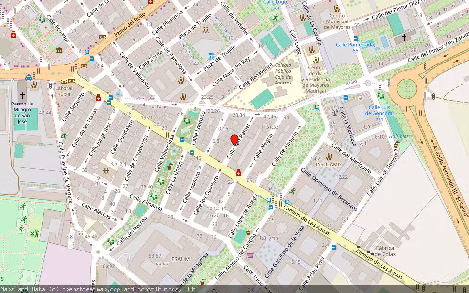 Mapa de Subasta Inmueble (Vivienda) en Salamanca