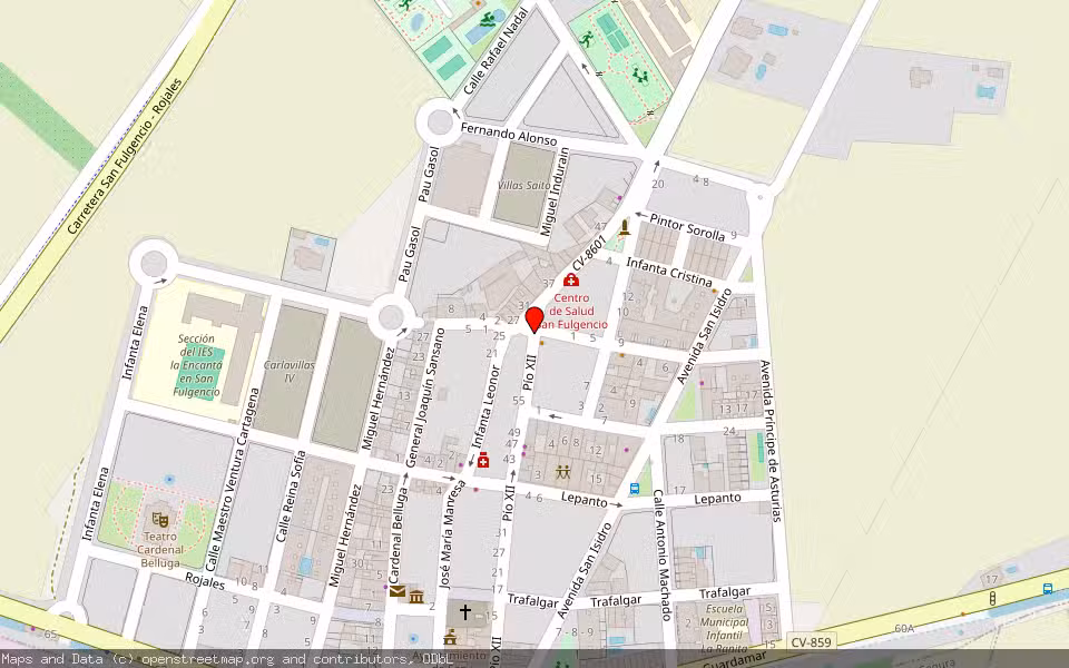 Mapa de Subasta Inmueble (Vivienda) en San Fulgencio, Alicante/Alacant