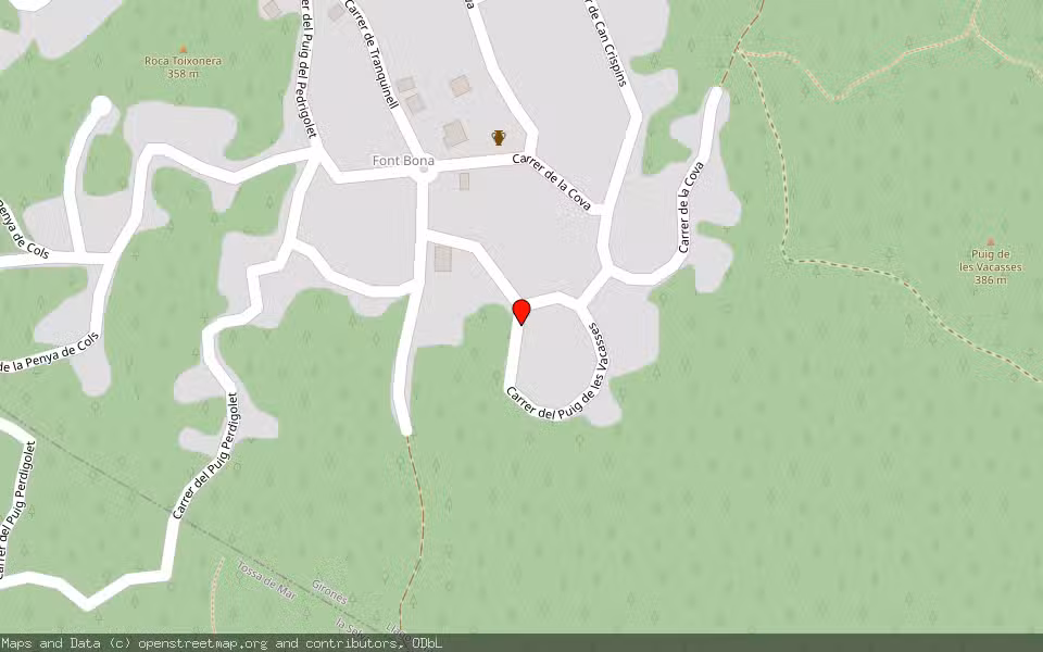 Mapa de Subasta Inmueble (Solar) en Llagostera, Girona