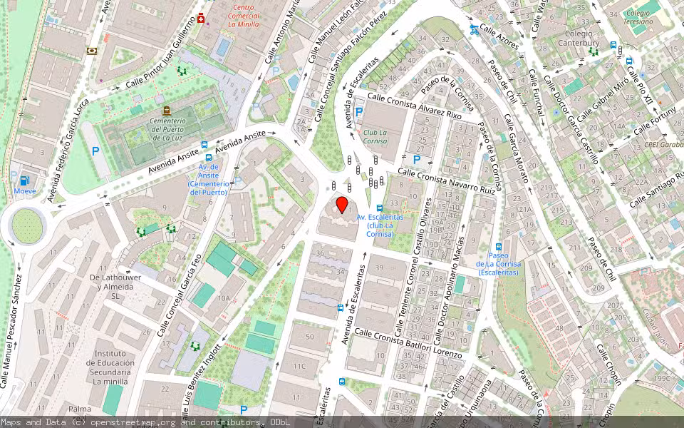Mapa de Subasta Inmueble (Vivienda) en Las Palmas De Gran Canaria, Las Palmas