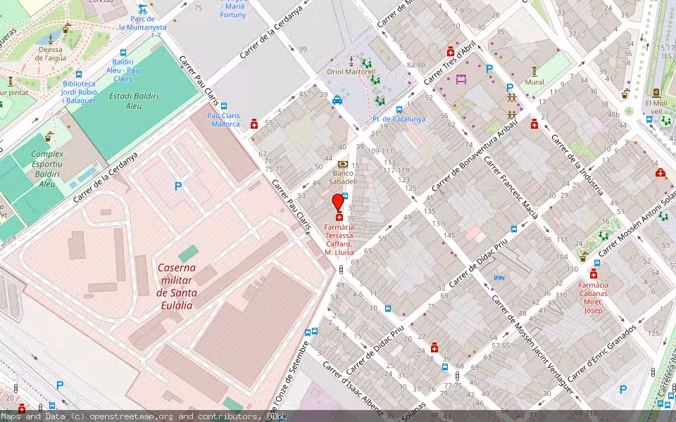 Mapa de Subasta Inmueble (Vivienda) en Sant Boi De Llobregat, Barcelona