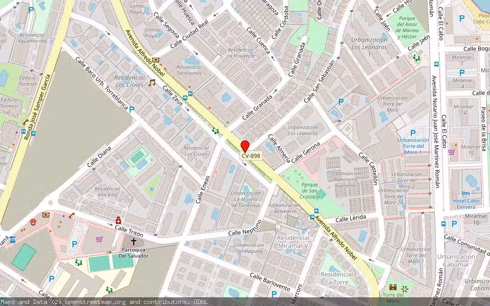 Mapa de Subasta Inmueble (Vivienda) en Torrevieja, Alicante/Alacant