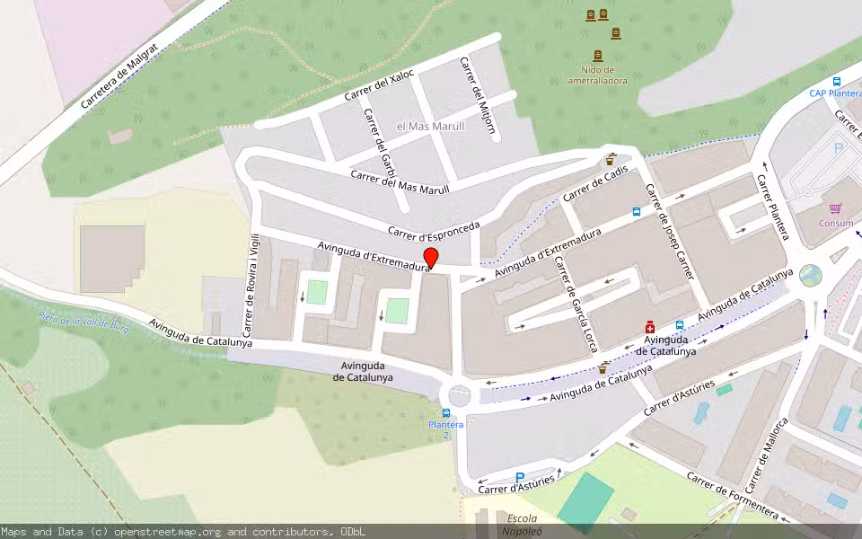 Mapa de Subasta Inmueble (Vivienda) en Blanes, Girona