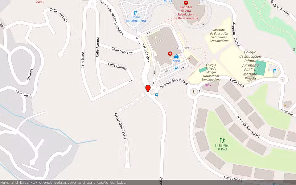 Mapa de Subasta Inmueble (Vivienda) en Benalmadena, Málaga