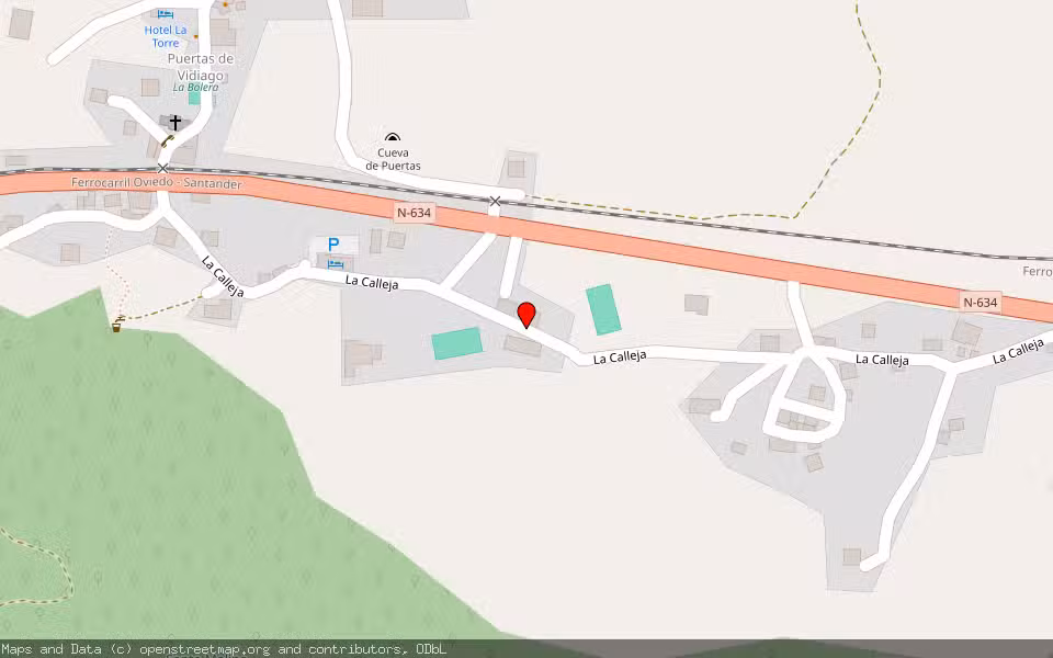 Mapa de Subasta Inmueble (Vivienda) en Llanes, Asturias