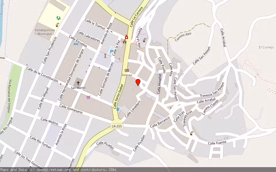 Mapa de Subasta Inmueble (Vivienda) en Albelda De Iregua, La Rioja