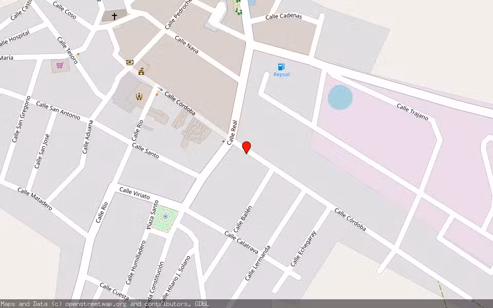Mapa de Subasta Inmueble (Vivienda) en Belmez, Córdoba