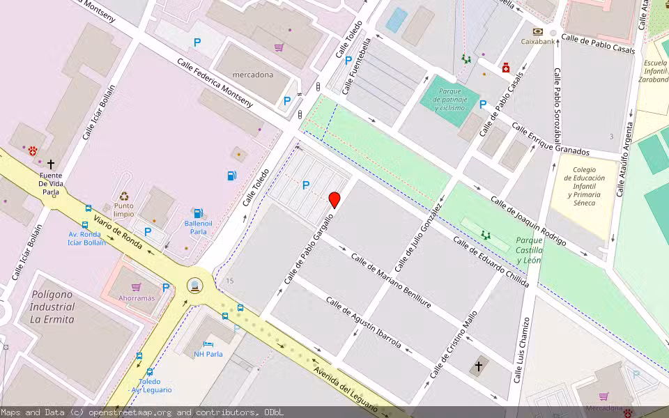 Mapa de Subasta Inmueble (Vivienda) en Parla, Madrid