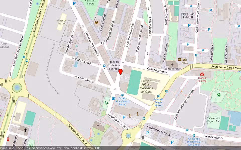 Mapa de Subasta Inmueble (Vivienda) en Huelva