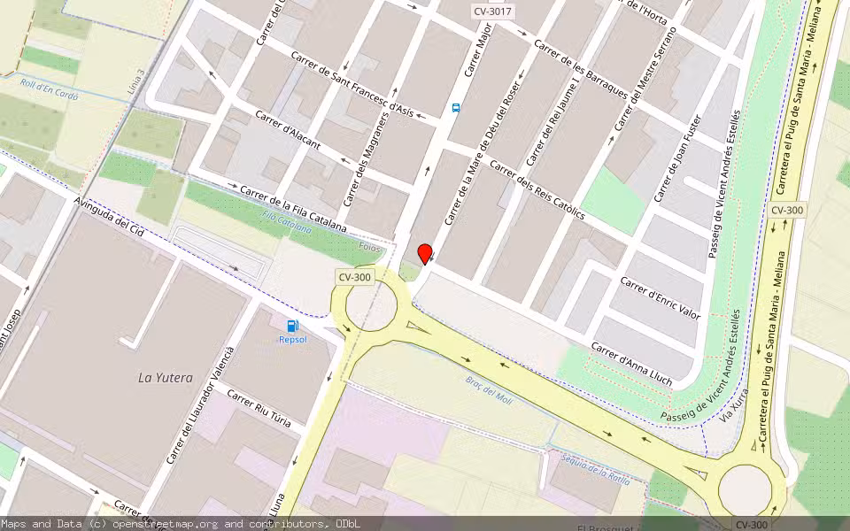 Mapa de Subasta Inmueble (Local comercial) en Albalat Dels Sorells, Valencia/València
