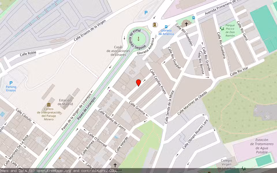 Mapa de Subasta Inmueble (Garaje) en Linares, Jaén