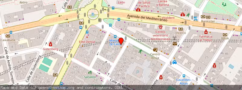 Mapa de Subasta de Inmueble (Vivienda) en Madrid, Madrid 