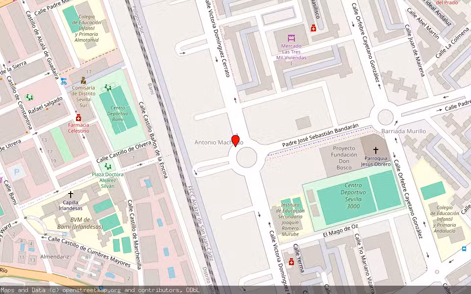 Mapa de Subasta Inmueble (Vivienda) en Sevilla