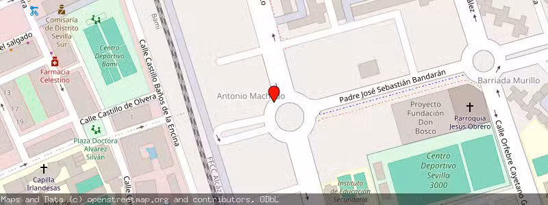 Mapa de Subasta de Inmueble (Vivienda) en Sevilla, Sevilla 
