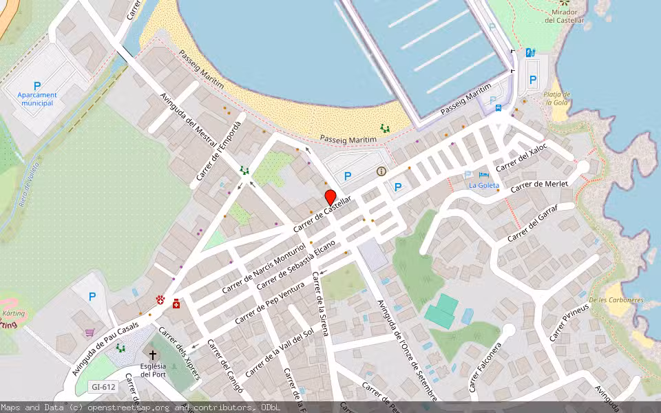 Mapa de Subasta Inmueble (Vivienda) en Llançà, Girona