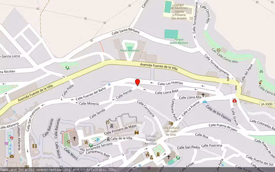 Mapa de Subasta Inmueble (Vivienda) en Martos, Jaén