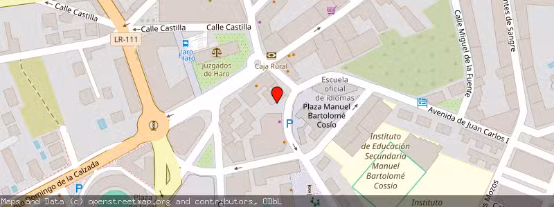 Mapa de Subasta de Inmueble (Vivienda) en Haro, La Rioja 