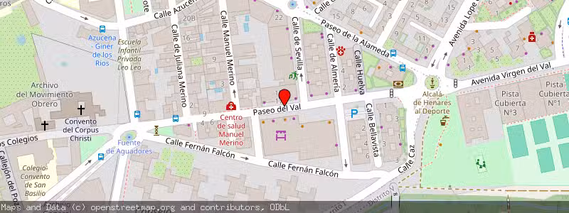 Mapa de Subasta de Inmueble (Vivienda) en Alcalá De Henares, Madrid 