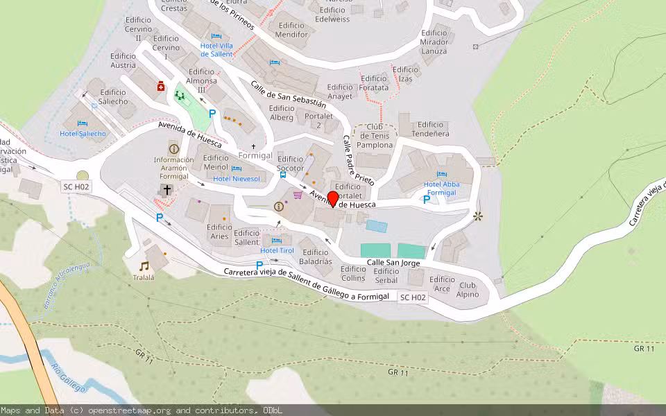 Mapa de Subasta Inmueble (Vivienda) en Huesca
