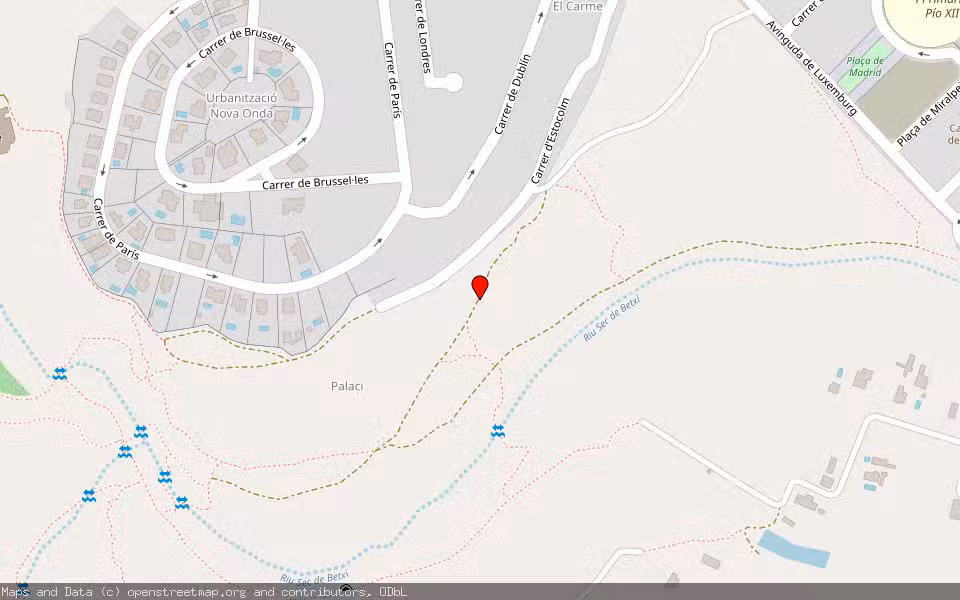 Mapa de Subasta Inmueble (Finca rústica) en Onda, Castellón/Castelló