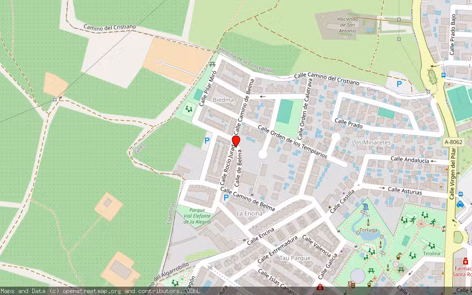 Mapa de Subasta Inmueble (Vivienda) en Gines, Sevilla