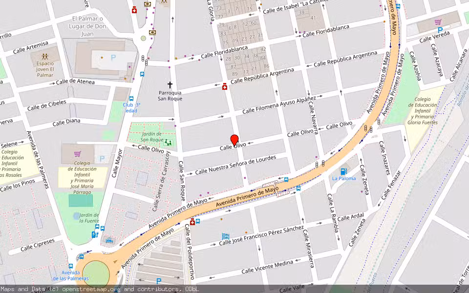 Mapa de Subasta Inmueble (Vivienda) en Murcia