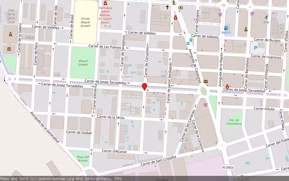 Mapa de Subasta Inmueble (Otros) en Amposta, Tarragona