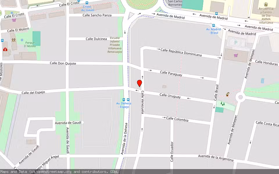Mapa de Subasta Inmueble (Vivienda) en Villanueva De La Cañada, Madrid