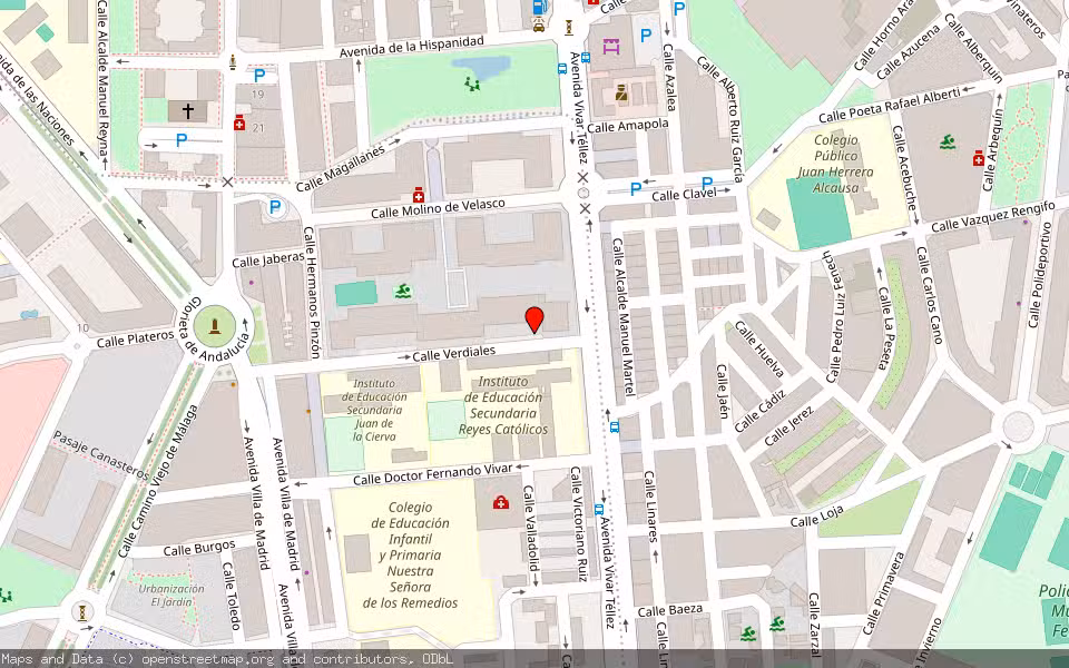 Mapa de Subasta Inmueble (Vivienda) en Vélez-málaga, Málaga