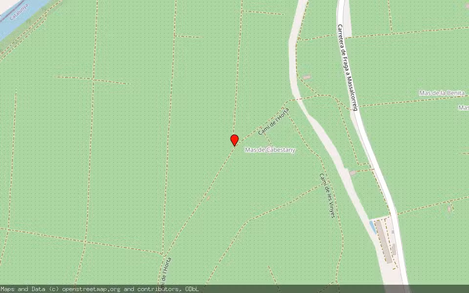 Mapa de Subasta Inmueble (Finca rústica) en Massalcoreig, Lleida