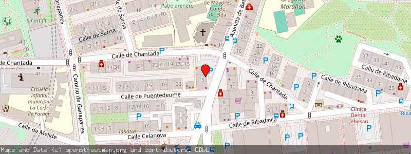 Mapa de Subasta de Inmueble (Local comercial) en Madrid, Madrid 
