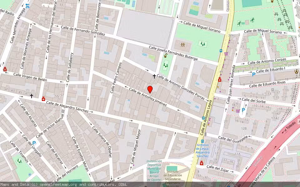Mapa de Subasta Inmueble (Vivienda) en Madrid