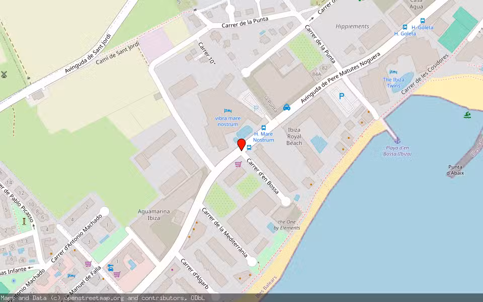 Mapa de Subasta Inmueble (Garaje) en Ibiza, Illes Balears