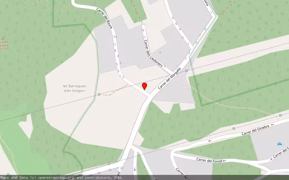 Mapa de Subasta Inmueble (Otros) en Sant Pere De Ribes, Barcelona