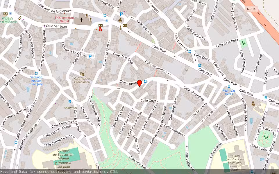 Mapa de Subasta Inmueble (Garaje) en Arganda, Madrid