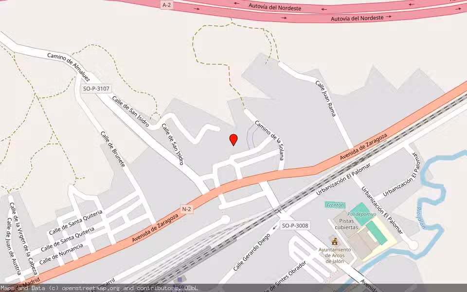 Mapa de Subasta Inmueble (Garaje) en Benalmadena, Málaga