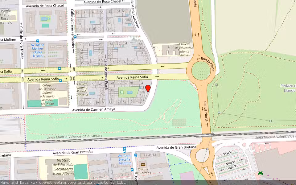 Mapa de Subasta Inmueble (Vivienda) en Leganés, Madrid