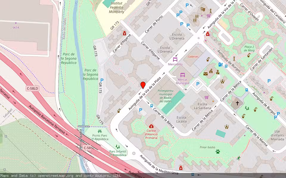 Mapa de Subasta Inmueble (Vivienda) en Badia Del Vallès, Barcelona