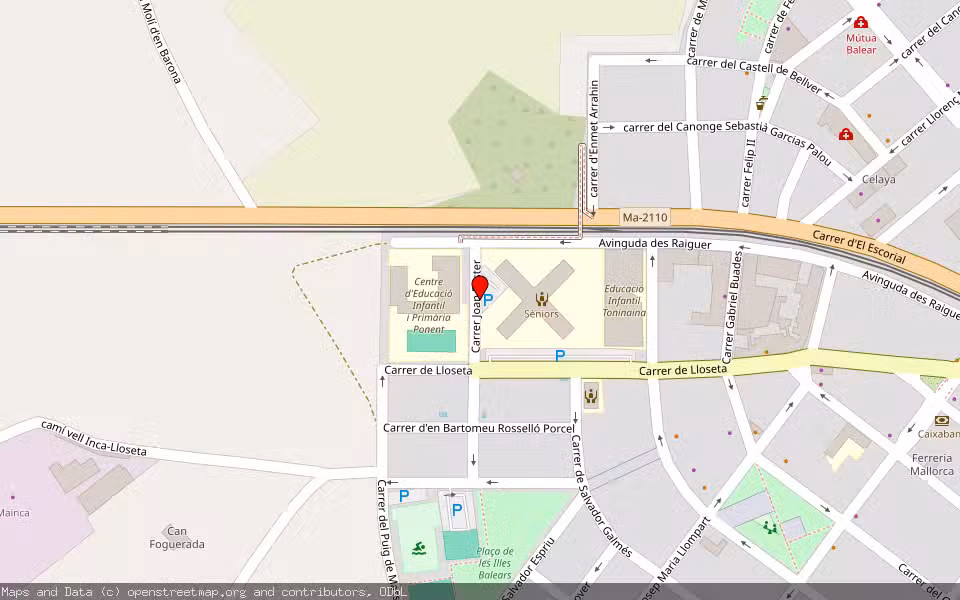 Mapa de Subasta Inmueble (Vivienda) en Inca, Illes Balears