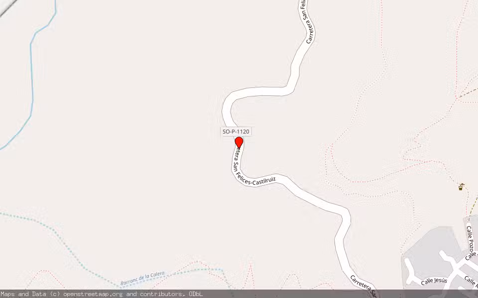 Mapa de Subasta Inmueble (Finca rústica) en San Felices, Soria