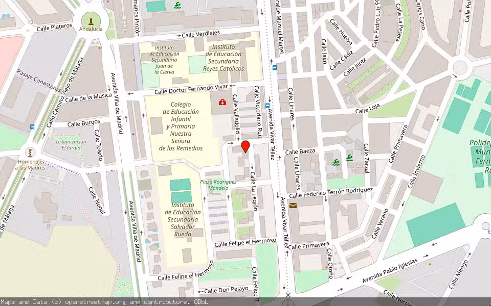 Mapa de Subasta Inmueble (Vivienda) en Vélez Málaga, Málaga