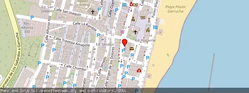 Mapa de Subasta de Inmueble (Vivienda) en Garrucha, Almería 
