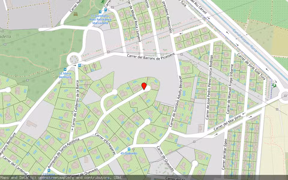 Mapa de Subasta Inmueble (Solar) en Torrent, Valencia/València