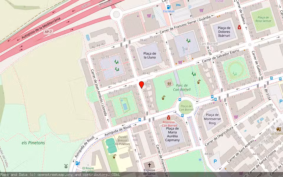 Mapa de Subasta Inmueble (Vivienda) en Mollet Del Vallès, Barcelona